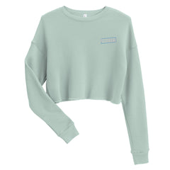 Crop Sweatshirt w/Embroiodery